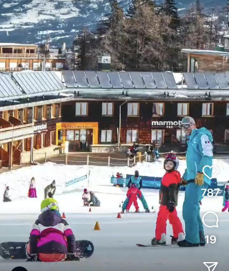 Studio Chaleureux A Uvernet Fours 25M² Avec Vue Montagne Exteriör bild